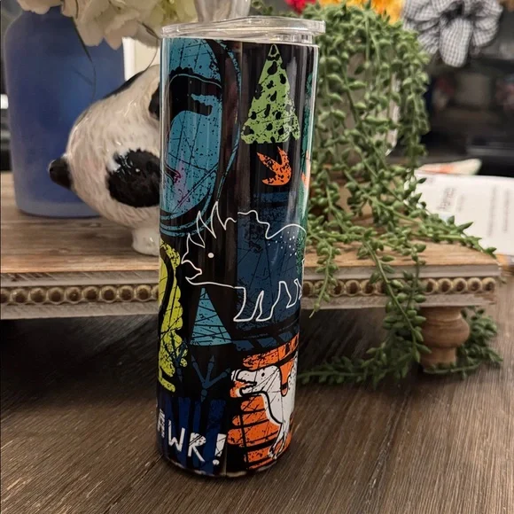 Boy Mama Stainless Steel Tumbler with Green Accent - Picture 3 of 4